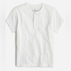 J. Crew White Short Sleeve Tee